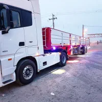 تریلی کمپرسی لبه دار کفی رول کش تیغه کانین