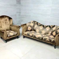 مبل هفت نفره قهوهای|مبلمان خانگی و میز عسلی|اصفهان, خانه اصفهان|دیوار