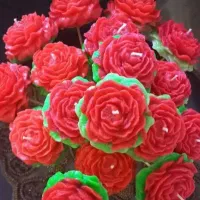 شمع الاله وبابونه یلدایی|صنایع دستی و سایر لوازم تزئینی|جنت, |دیوار