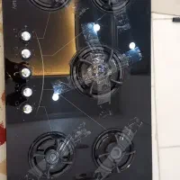 گاز صفحه ای پنج شعله صفحه شیشه|اجاق گاز و لوازم برقی پخت‌وپز|بهارستان, |دیوار