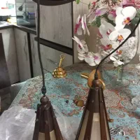 لوستر آویز اشپزخانه سقفی دارای ۲ آویز.کاملا سالم|لوستر و چراغ آویز|تهران, کن|دیوار