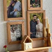 میز و صندلی چوبی|میز و صندلی غذاخوری|میانه, |دیوار