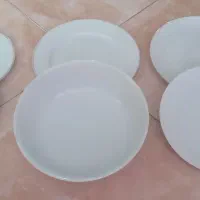 سرویس چینی خارجی سفید دور طلایی