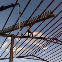 نصاب شیروانی خرپا پوشش سقف پانل تعمیرات|خدمات پیشه و مهارت|ری, بازار آهن|دیوار