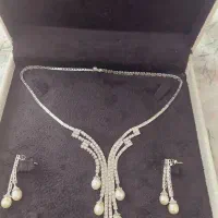 سرویس طلا سفید مرواریدی