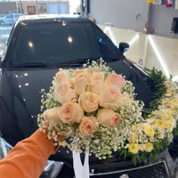 ماشین عروس گلارایی طبیعی1500