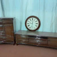 ست میز تلویزیون جاکفشی و ساعت نو