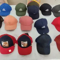 کلاه تابستانه بزرگسال وبچه گانه و دستمال سر نو