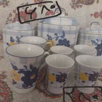 لیلی مجنون و گلپنبه|ظروف سرو و پذیرایی|بیرجند, |دیوار