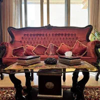 مبلمان ۹نفره پارچه ترک همراه سه عدد جلو مبلی|مبلمان خانگی و میز عسلی|اصفهان, عسگریه|دیوار