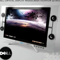 مانیتور اورجینال دل DELL CRYSTAL MONITOR|قطعات و لوازم جانبی رایانه|تهران, دهکده المپیک|دیوار