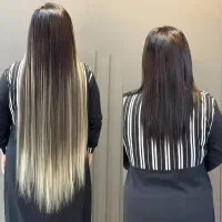 بافت مو/اکستنشن/آفرو/شینیون رنگ میکاپ آرایشگاه|خدمات آرایشگری و زیبایی|بروجن, |دیوار