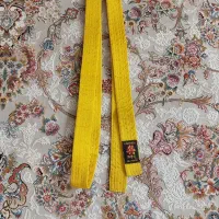 کمر بند زرد رزمی نو|کیف، کفش، کمربند|اصفهان, کوی گلزار|دیوار