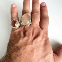 انگشترهای نقره عیار ۹۲۵|جواهرات|کرمانشاه, |دیوار