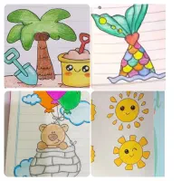 نقاشی دفترهای مشق