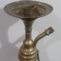 تنه قلیون عربی برنج  حدادی قدیمی یک تیکه