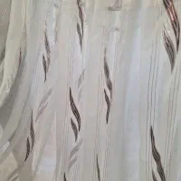 فروش پرده حریر گلدار|پرده، رانر، رومیزی|سهند, |دیوار