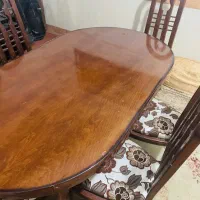 میز نهار خوری چوب
