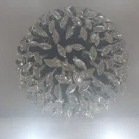 لوستر کریستالی سقفی نو|لوستر و چراغ آویز|کرج, شهرک ظفر|دیوار