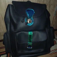 کیف کوله چرمی مشکی|کیف، کفش، کمربند|کاشان, زیارتی|دیوار