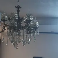 یک جفت لوستر برنز ۵ شاخه ۱۰شعله
