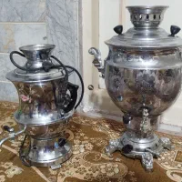 دو عدد سماور برقی و گازی