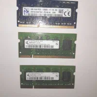 رم لپ تاپ ۴ گیگ DDR3L و ۵۱۲ مگ DDR2