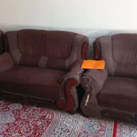 یک دست کامل مبل و یه کمد دو تیکه و  میز ناهار خوری|مبلمان خانگی و میز عسلی|اردکان, |دیوار