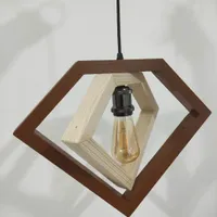 لوستر چوبی