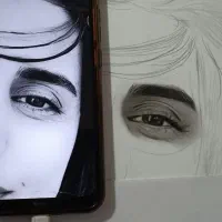 طراحی چهره سیاه قلم (هدیه خاص روز پدر)