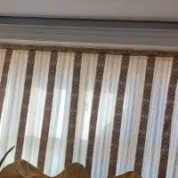 پردهی سالن و پنجره اتاق خواب|پرده، رانر، رومیزی|قم, نوقطار|دیوار