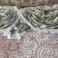 پرده ۳ در ۴ تمیز و بدون هیچ لکه وپارگی|پرده، رانر، رومیزی|شوش, |دیوار