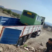 اسقاط مینی بوس بنز  کشنده خودرو سنگین