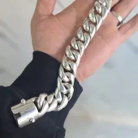 دستبند نقره ضخیم|جواهرات|تهران, مینابی|دیوار