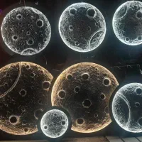 تابلو ماه تابلوچراغدار شبخواب دکوری دیوارکوب