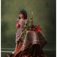 عکس با دکور یلدایی و کریسمس