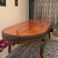 میز غذاخوری ۱۰ نفره چوب