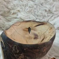 ظروف شلف دیواری تخته سرو پذیرایی چوبی کاسه آباژور