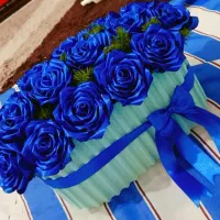 «گل روبانی»|گل مصنوعی|بروجن, |دیوار