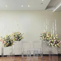 دیزاین مجالس، گل آرایی، بادکنک آرایی و حریرآرایی