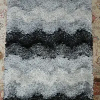 ۴ قالیچه شگی زرع نیم ، اندازه یک در یک ونیم|فرش|تهران, مینی‌سیتی (شهرک نفت)|دیوار