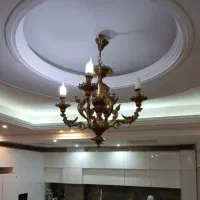 لوستر برنز چهار شاخه|لوستر و چراغ آویز|تهران, سلسبیل شمالی|دیوار