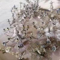 15 عدد لوستر برنزی|لوستر و چراغ آویز|تبریز, |دیوار