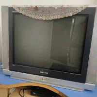 دو عدد تلوزیون مشکی سالم نقره سوخته