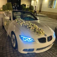 اجاره ماشین عروس با گل ارایی