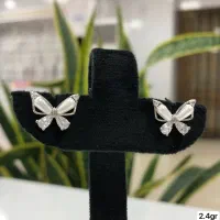 گوشواره نقره با صدف طبیعی بسیار خاص و مینیمال|بدلیجات|شهرضا, |دیوار