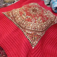 لحاف کرسی تالشی 3 در 3 سلطنتی دست دوز با لوازم|رختخواب، بالش، پتو|تهران, شهید رجایی|دیوار