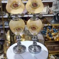 شمعدان جفتی گل رز