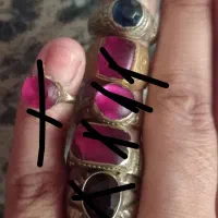 انگشترهای یاقوت اصل قاجاری|کلکسیون اشیاء عتیقه|تهران, افسریه شمالی|دیوار