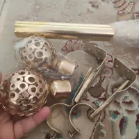 چوب پرده مدل قپه گرد